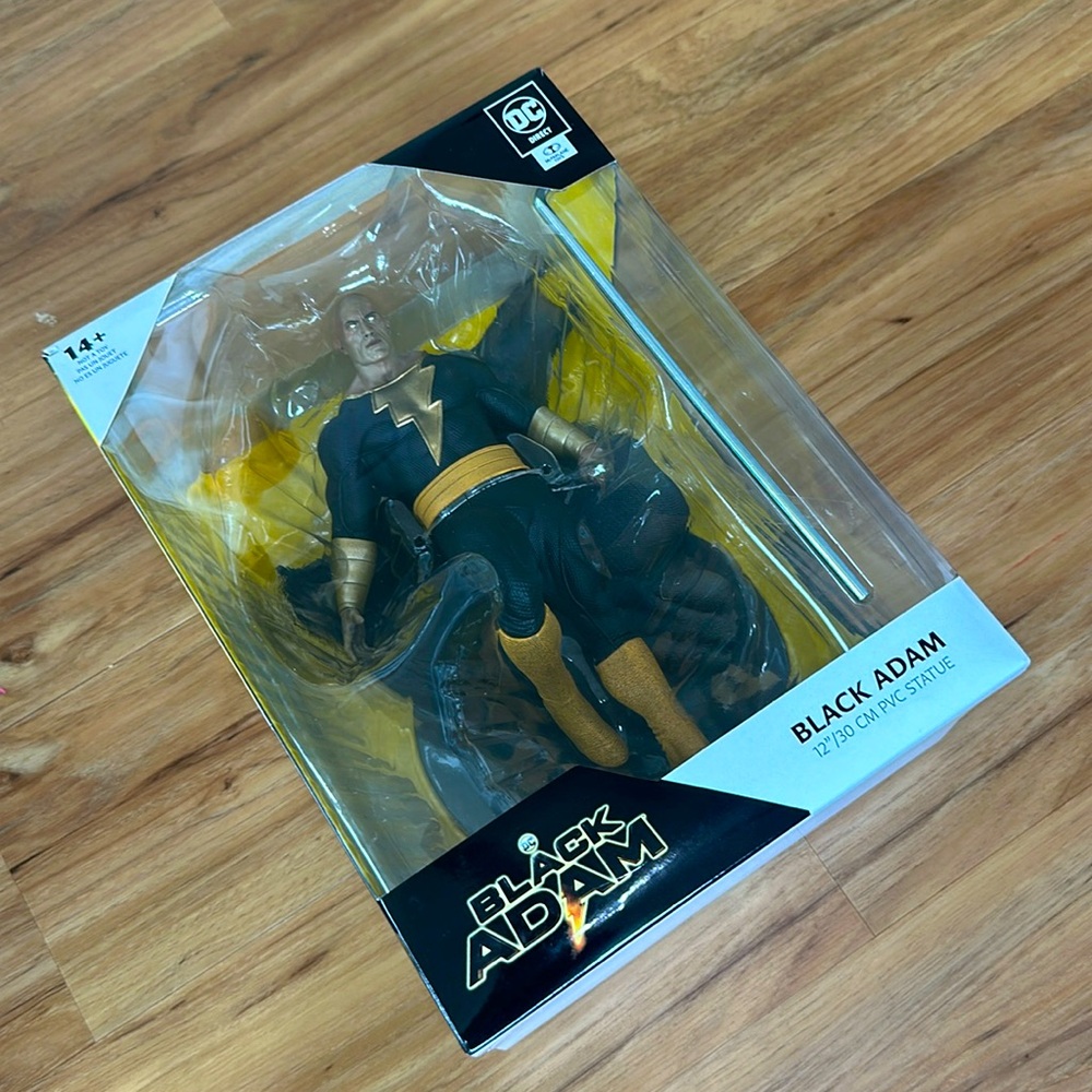 Black ADAM DC direct McFarlane Toys 12" Rock Dwayne Johnson